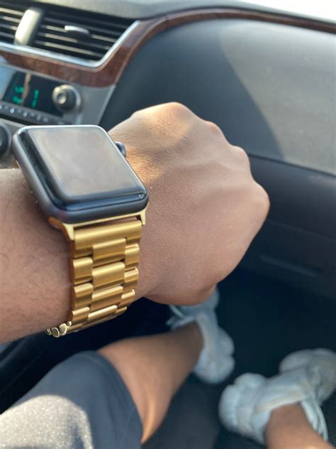 rolex inspired apple watch band